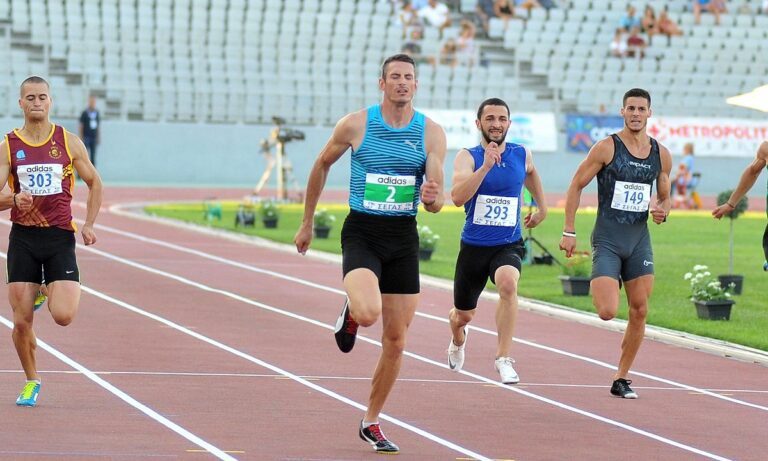 Ο Νίκος Εμπέογλου ήταν η ευχάριστη έκπληξη στα σπριντ στα «Βενιζέλεια». Ο Έλληνας πρωταθλητής έκανε μεγάλη επίδοση στα 100 μέτρα με 10.44.