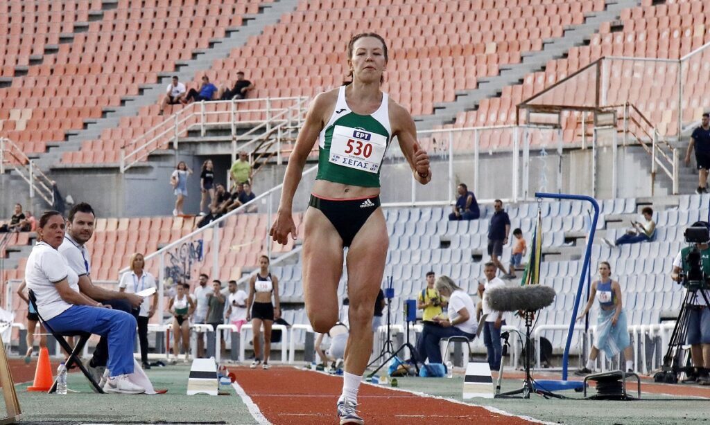 Η Οξάνα Κορένεβα ήταν η νικήτρια στο τριπλούν με 13,67μ. Η Ελληνίδα αθλήτρια κέρδισε για πρώτη φορά σε Πανελλήνιο Πρωτάθλημα στο αγώνισμα.