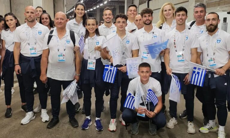 Η Εθνική ομάδα που μετείχε στους Μεσογειακούς Αγώνες που διεξήχθησαν στο Οράν επιστρέφει τα ξημερώματα της Παρασκευής στην Ελλάδα.