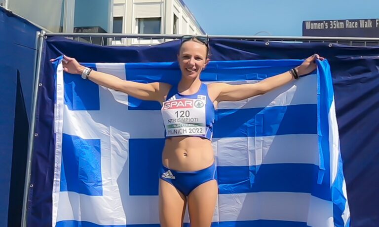 Η Ραφαέλα Σπανουδάκη ήταν από τις πρώτες ελληνικές συμμετοχές στο Ευρωπαϊκό Πρωτάθλημα στο Μόναχο. Κατέλαβε την 19η θέση στα 100 μέτρα.