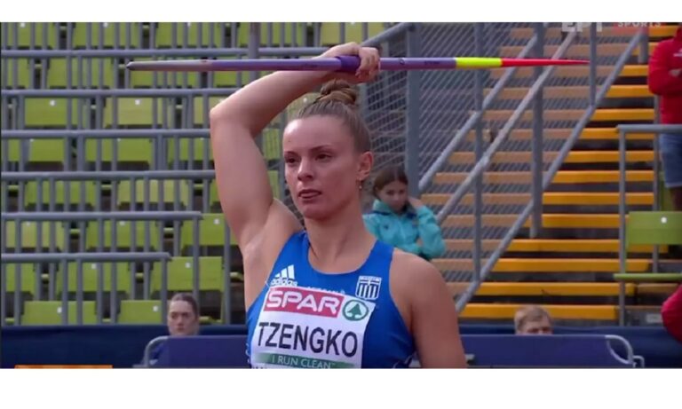 Η Ελίνα Τζένγκο έκανε καταπληκτικό αγώνα στο Μόναχο και κατέκτησε το χρυσό μετάλλιο στον ακοντισμό με 65,81μ. που είναι ατομικό της ρεκόρ.