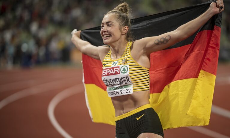 Η πρωταθλήτρια Ευρώπης Τζίνα Λουκενκέμπερ στοχεύει του χρόνου να φθάσει στον τελικό των 100μ. στο Παγκόσμιο Πρωτάθλημα στη Βουδαπέστη.