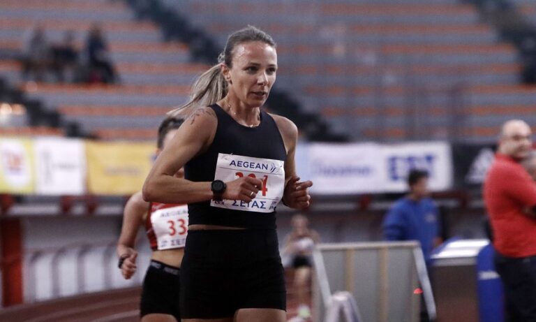 Η Αντιγόνη Ντρισμπιώτη κέρδισε τα 3.000μ. βάδην γυναικών στο Πανελλήνιο Πρωτάθλημα τερματίζοντας σε 12.18.26 σημειώνοντας πανελλήνιο ρεκόρ.